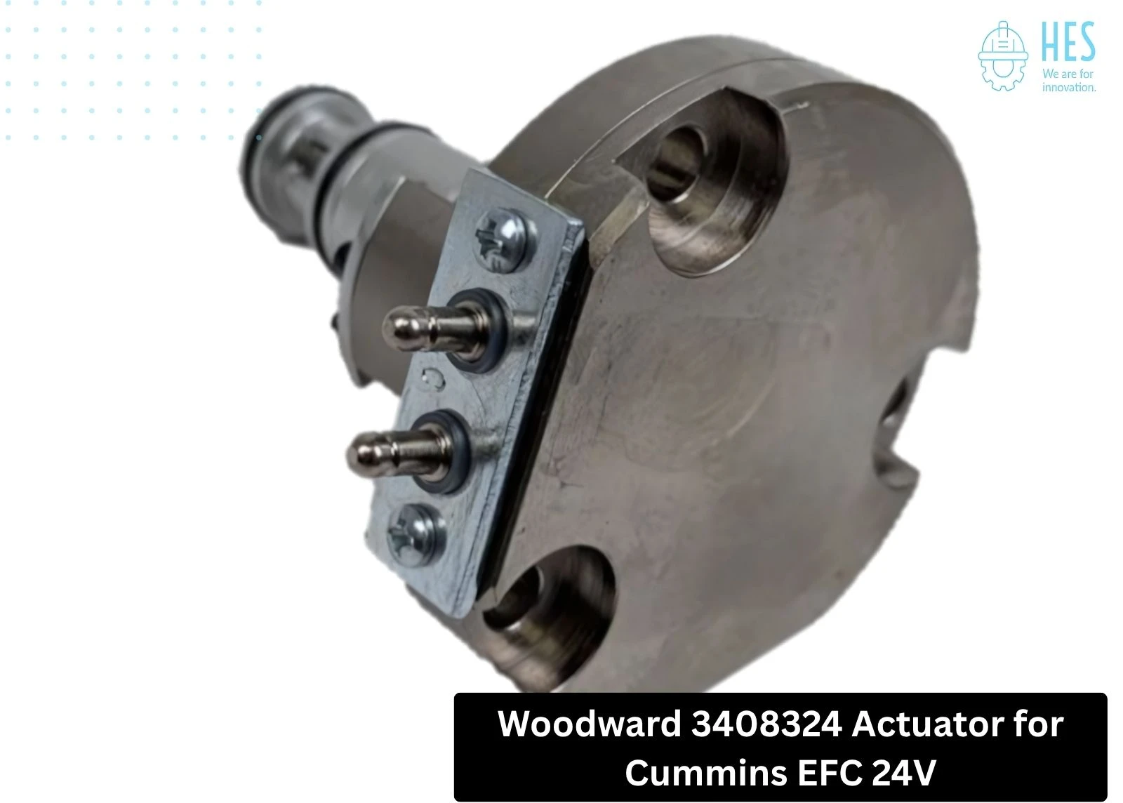 Woodward 3408324 Actuator for Cummins EFC 24V Low Flow Normally Closed