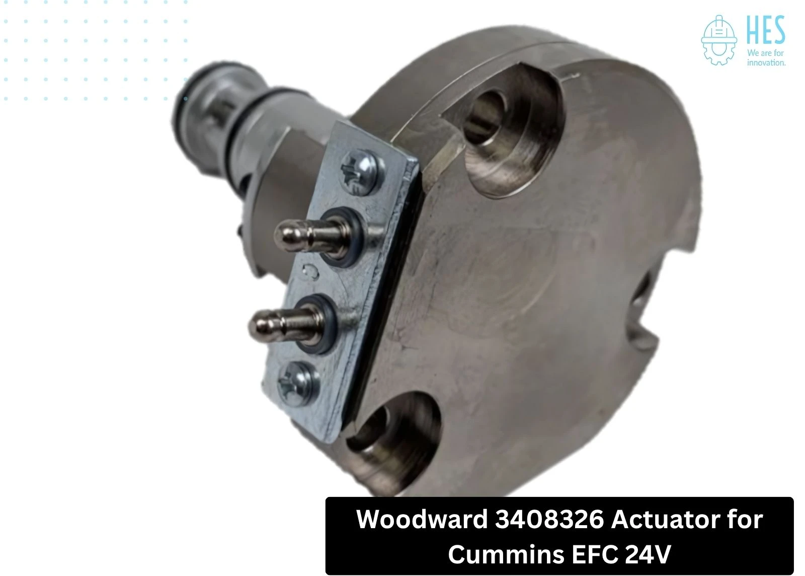 Woodward 3408326 Actuator for Cummins EFC 24V High Flow Normally Closed