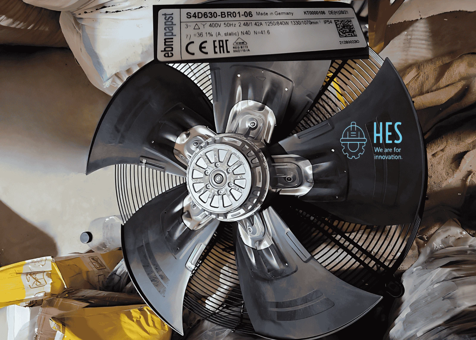 ebm papst S4D630 BR01 06 Industrial Centrifugal Fan Premium German Made Blower