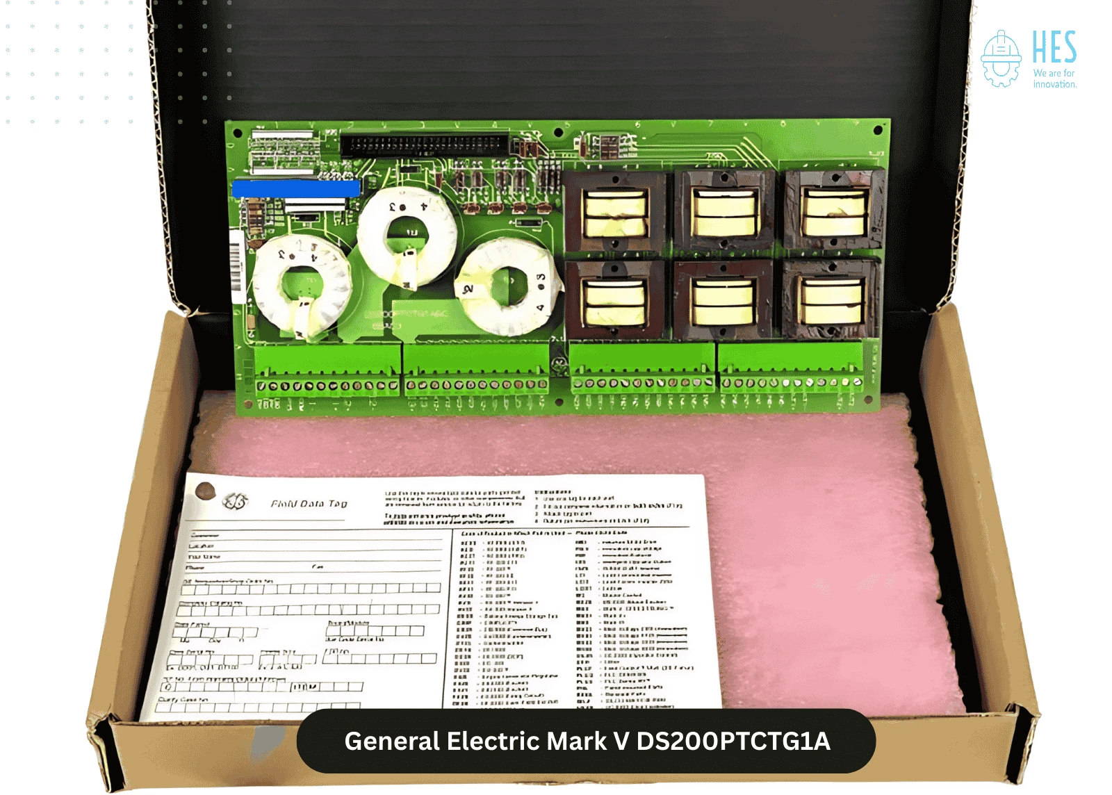 GE DS200PTCTG1A Potential Transformer Current Transformer Board - Mark V Turbine Control System